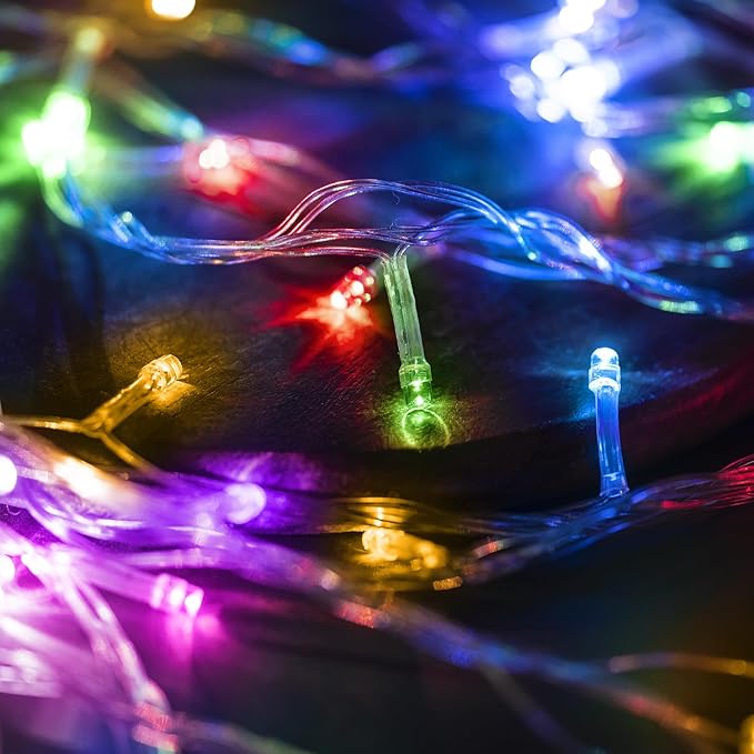 70FT Multicolor String Lights, 210 LED Seasonal Fairy Lights Waterproof with 8 Modes, Indoor Outdoor Decorative Lighting for Christmas Tree, Parties, Wedding, Patio, Garden