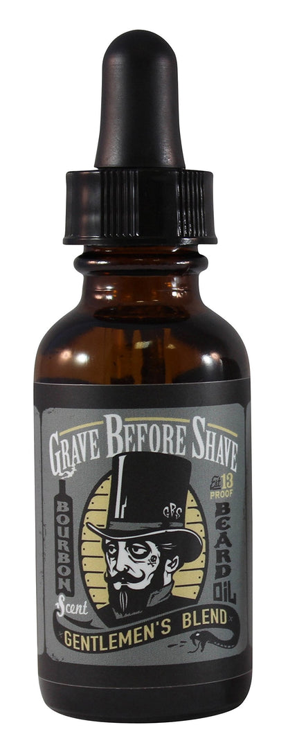 Grave Before Shave Beard Oil (Cigar Blend) 4 oz. Bottle