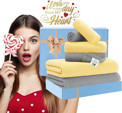 VOOVA & MOVAS Towels for Bathroom, Bath Towels