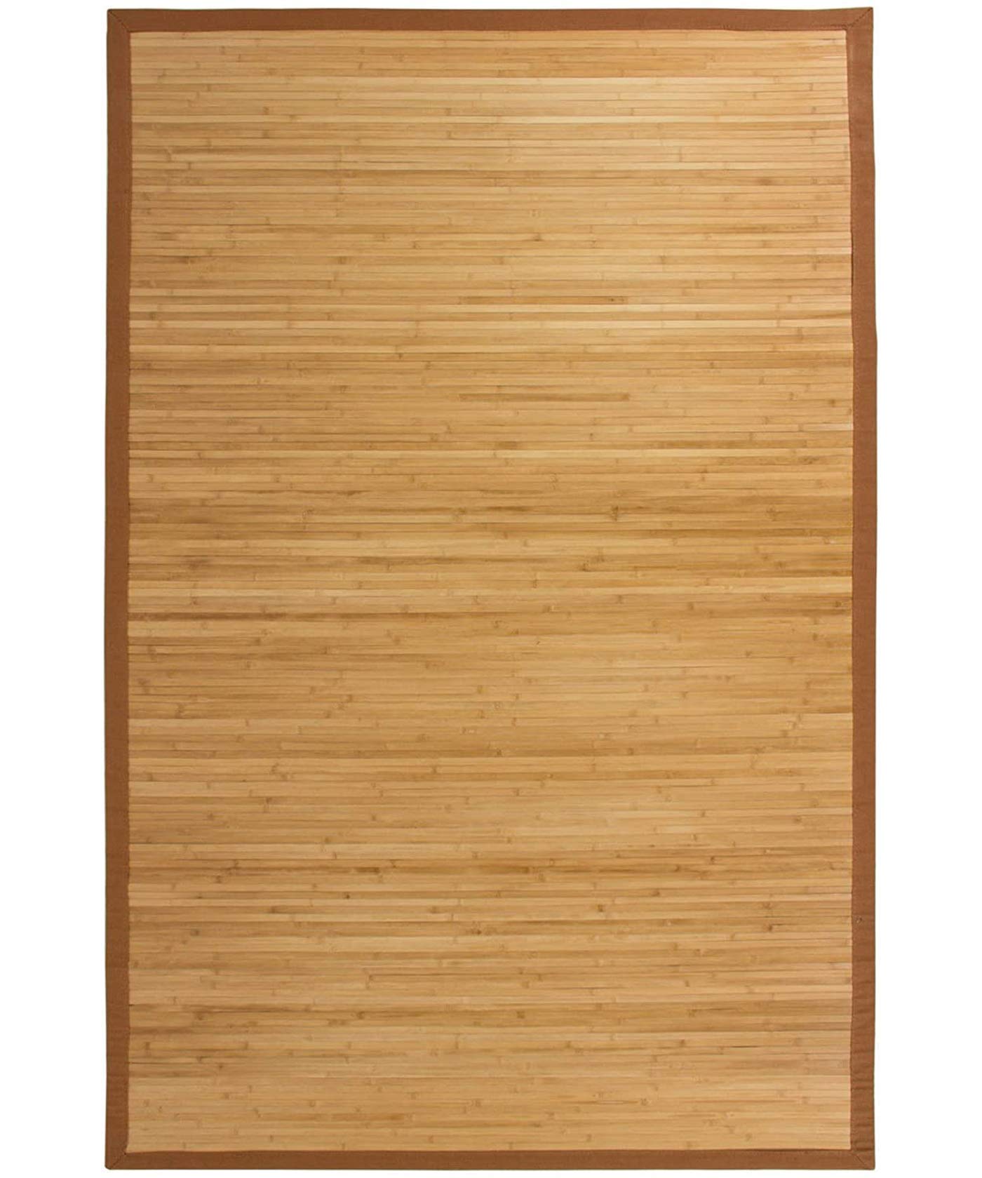 Queensell 5' x 8' Floor Mat Area Rug – Large Indoor Outdoor Runner, Handcrafted Bamboo-Rayon Blend Rug, Durable Polyester Mix, Soft and Stylish Accent for Living Room, Patio, or Entryway