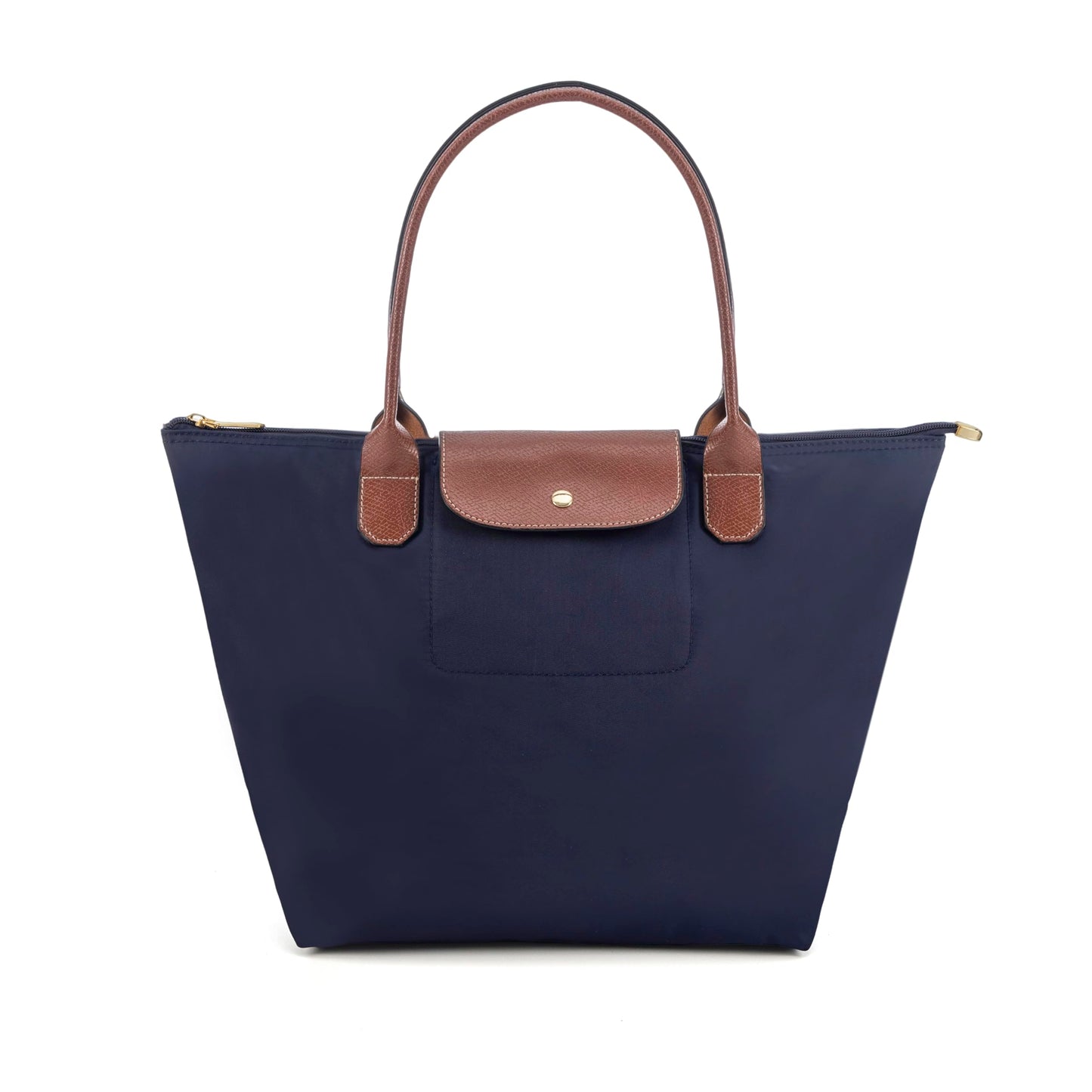 dassymia Tote Bag for Women Foldable Shoulder Bag Nylon Weekend Hobo Handbag, Navy