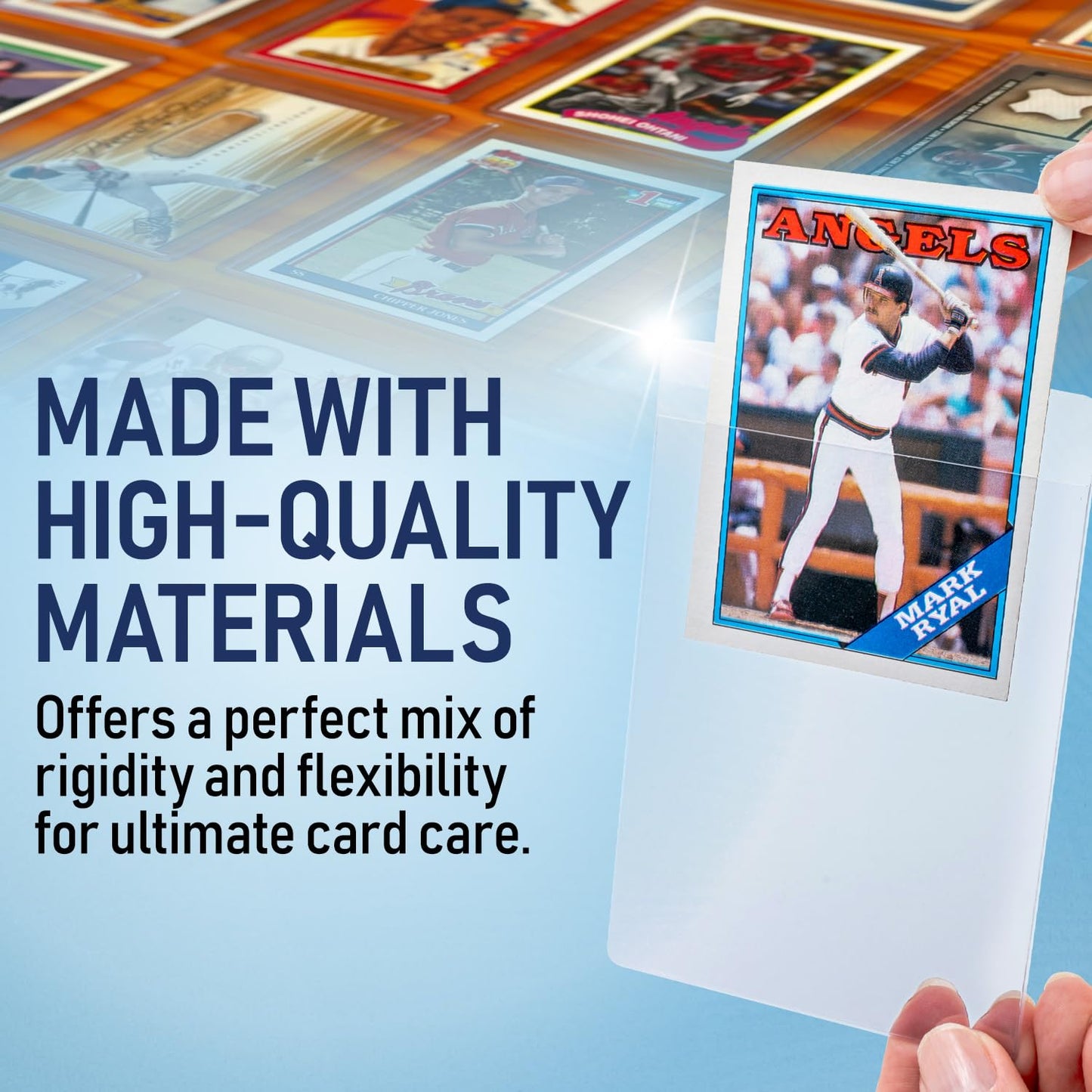 Semi Rigid Card Holder | PSA Graded Card Sleeves & Holder, PSA Cards Sleeves, Sports Saver SGC Slab Sleeve, #1 Hard Sleeve for Cards Grading Submission Approved for BGS, CSG, Clear TCG Protector.