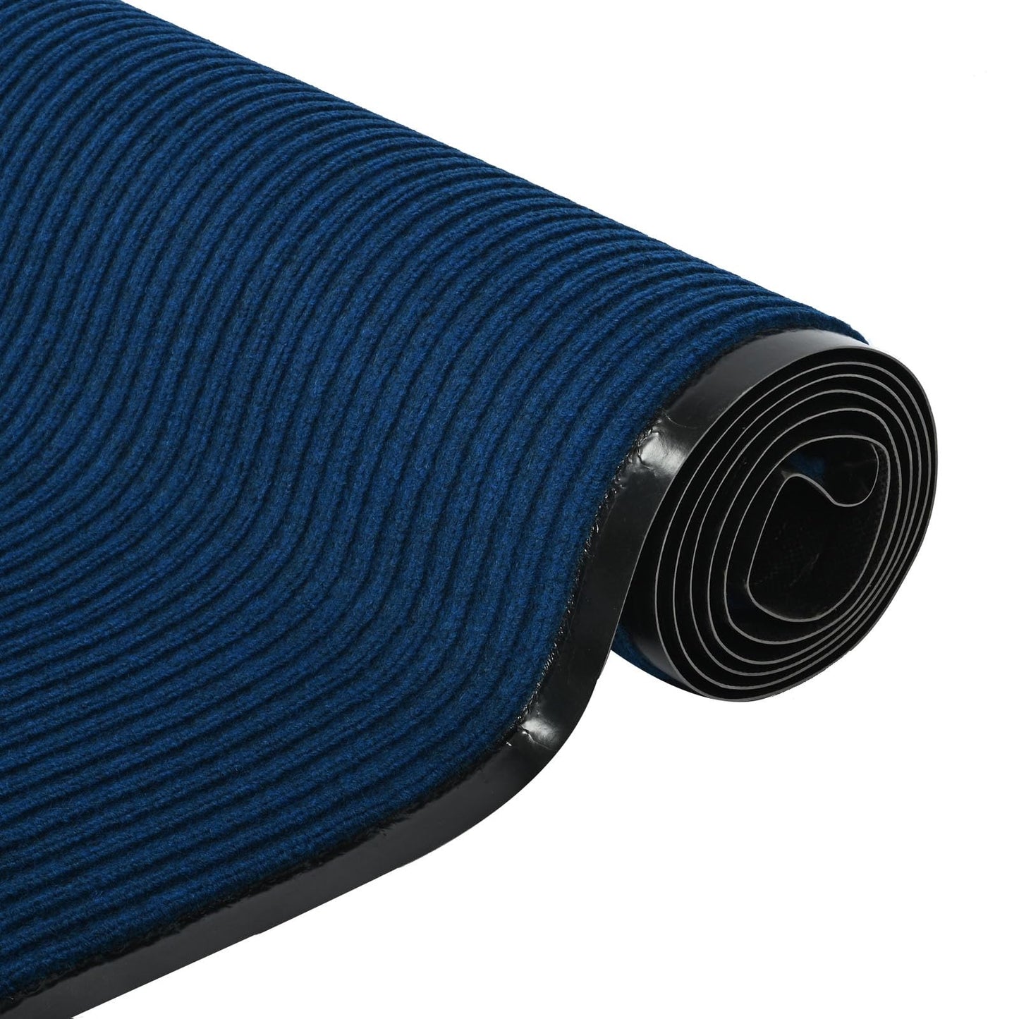foriy 3x10ft Outdoor Floor Mat Commercial Runner Rug Heavy Duty Non Slip Entrance Rugs Indoor Outdoor Entryway Doormat with Rubber Back Waterproof Mat for Home Hotel Office (3'x10'Dark Blue)