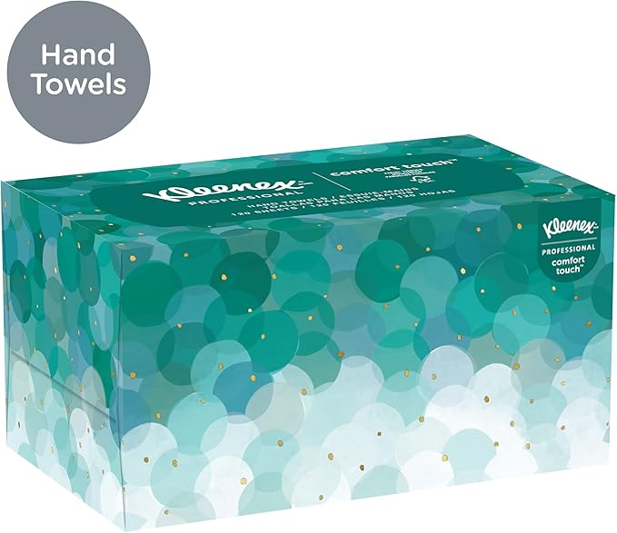 Kimberly Clark 11268 Kleenex Hand Towels Premium Ultra Soft, Pop-Up Box