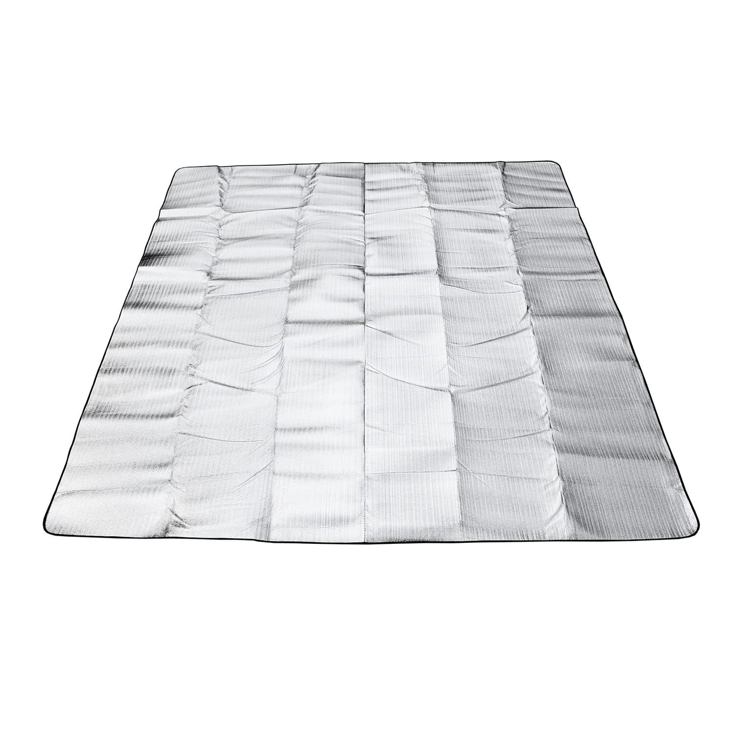 Wind Tour Outdoor Double-Sided Moisture-Proof Aluminum Foil Foam Pad Waterproof and Insulating Foil Mat Picnic Mat Camping Mat for Beach Tent and Camping (76.8 * 76.8")