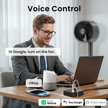 GHome Smart Plug Power Strip Works with Alexa & Google Home - 3 Individually Controlled Smart Outlets Switches 3 USB Ports, 4FT Extension Cord, WiFi Power Strip, Multi-Plug Extender for Home Offices