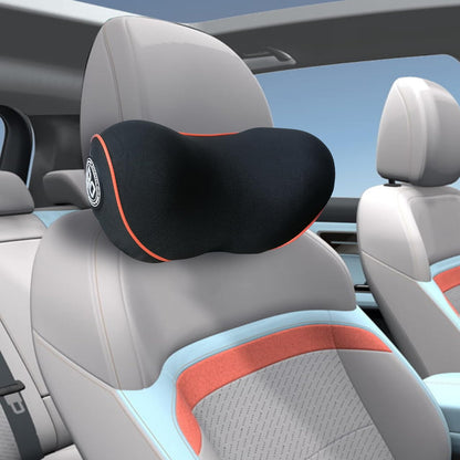 SPRFUFLY Make Relaxing Car Headrest Pillow, Car Pillow for Driving with Adjustable Strap, Breathable Removable Cover & Ergonomic Design - Softness Travel Car Neck Support Pillow(Black, 1PC)