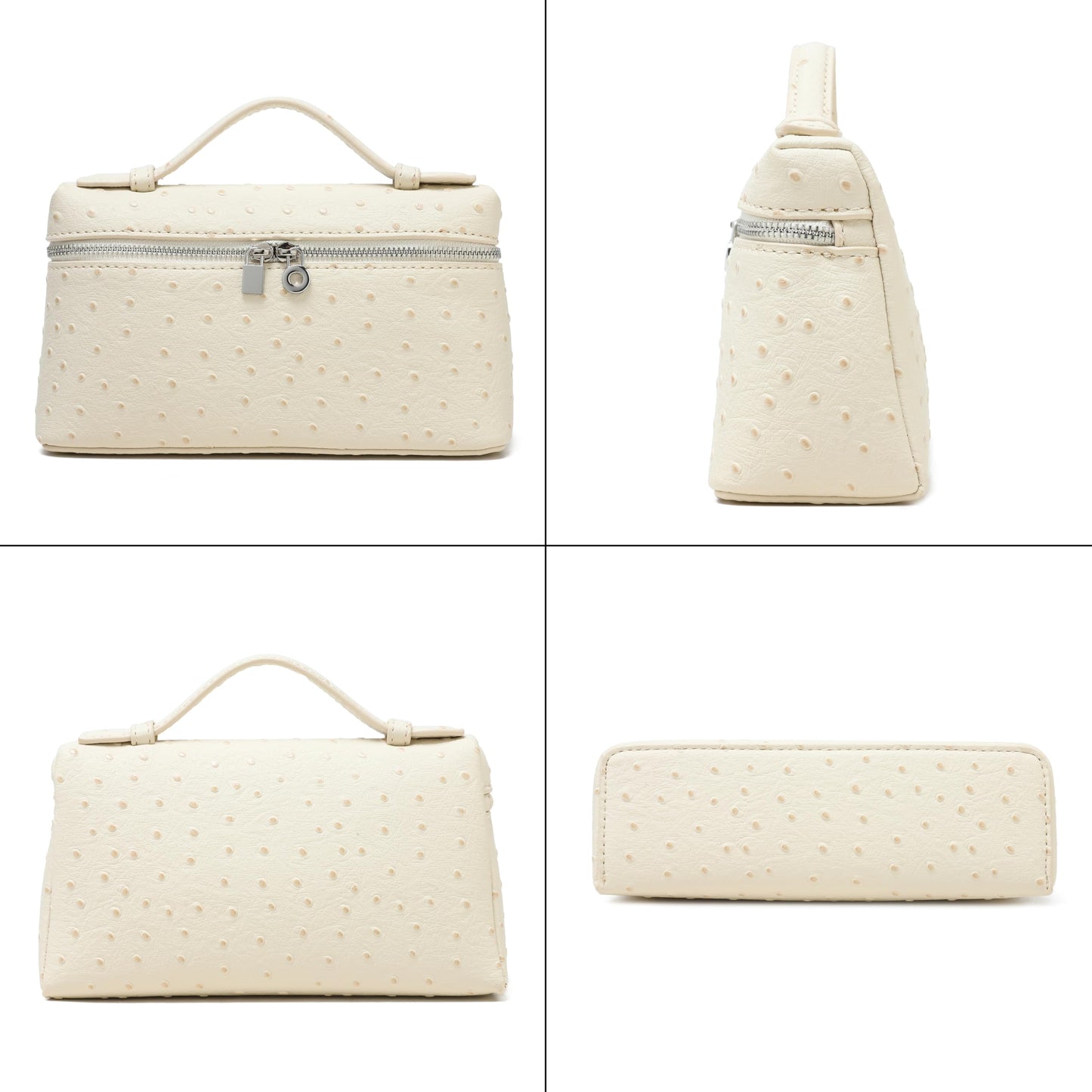 Rejolly Crossbody Bag for Women Small Pouch Top-Handle Leather Bag Designer Shoulder Handbag Quiet Luxury Trendy Purse
