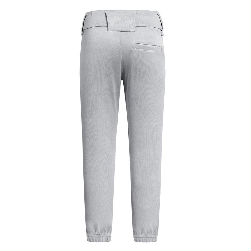 QBK 7T Toddler Baseball Pants Youth Softball Pants Kids Tee Ball Pants for Boy Girl Gray