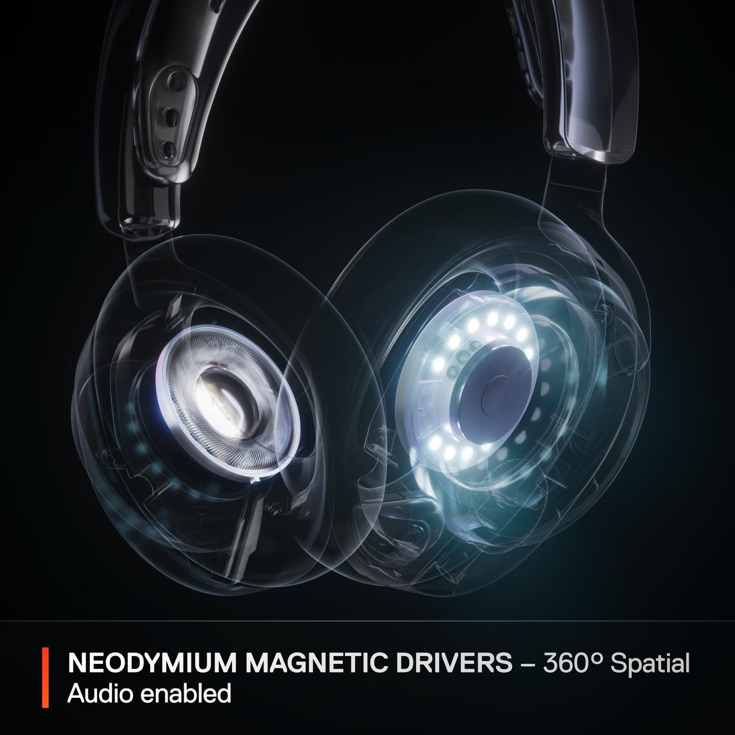 SteelSeries Arctis Nova Pro Wireless Multi-System Gaming Headset - Premium Hi-Fi Drivers - Active Noise Cancellation - Infinity Power System - ClearCast Gen 2 Mic - PC, PS5, PS4, Switch, Mobile