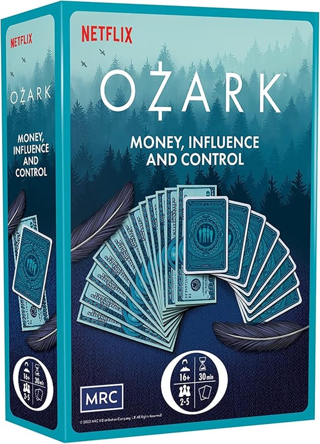 Mixlore Ozark The Board Game | Territory Control Strategy Game | Based on The Hit Netflix TV Series | Ages 16+ | 2-5 Players | Average Playtime 30 Minutes | Made by Mixlore