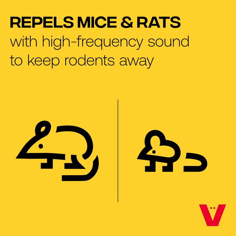 Victor PestChaser Indoor Ultrasonic Rodent Repellent with Nightlight - 3 Pack Rodent Repeller Mouse Deterrent Plug In Devices - Repels Mice Indoors - M753K