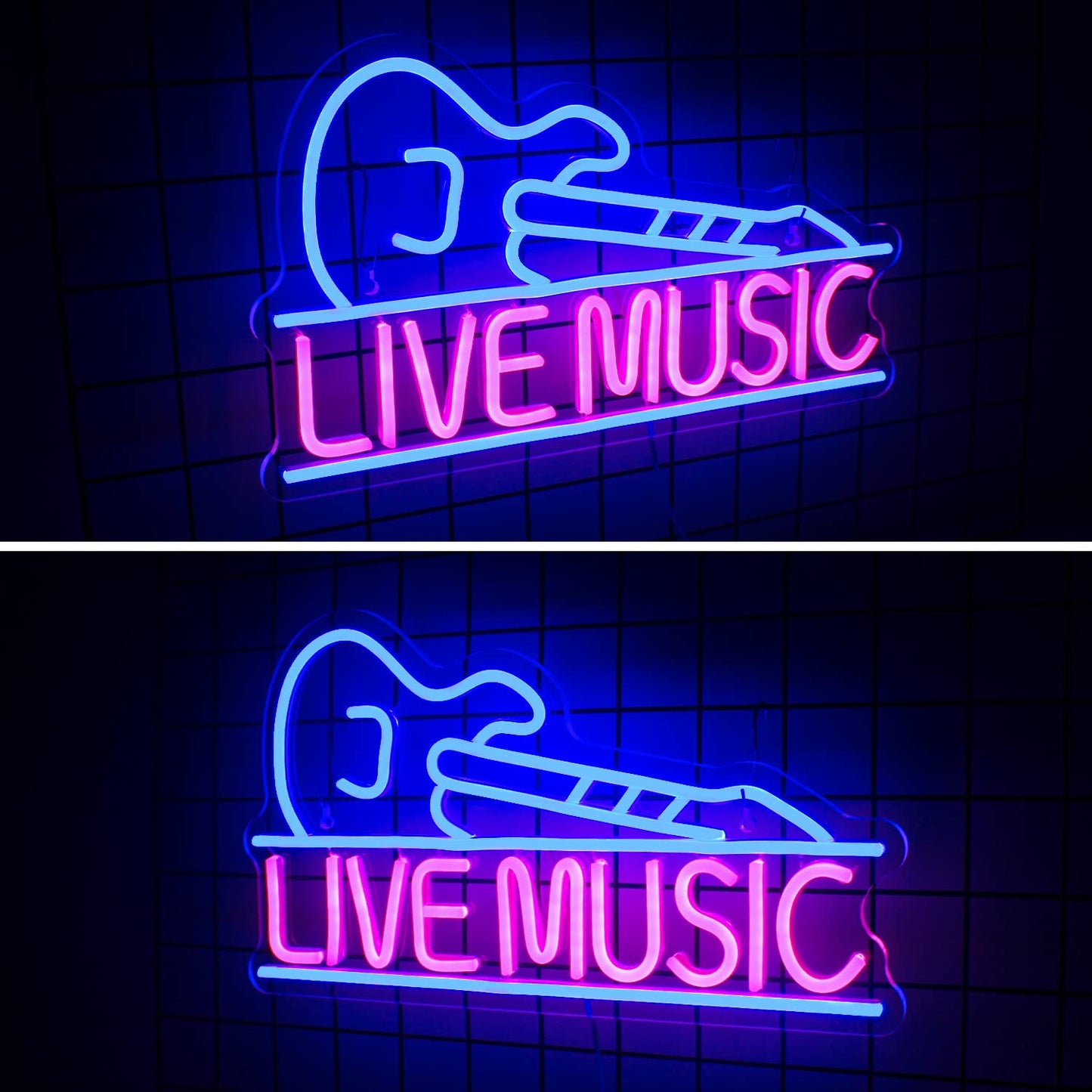 Horseneon Good Food Good Mood Neon LED Sign, Food Neon Signs for Wall Decor, Good Food Good Mood Neon Light with USB Powered for Snack Shop, Restaurant, Fast Food