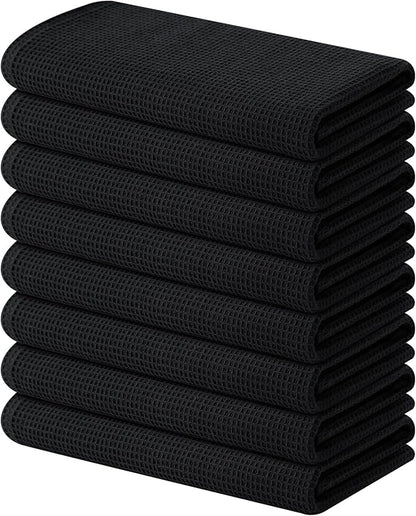 Homaxy 100% Cotton Waffle Weave Kitchen Towels