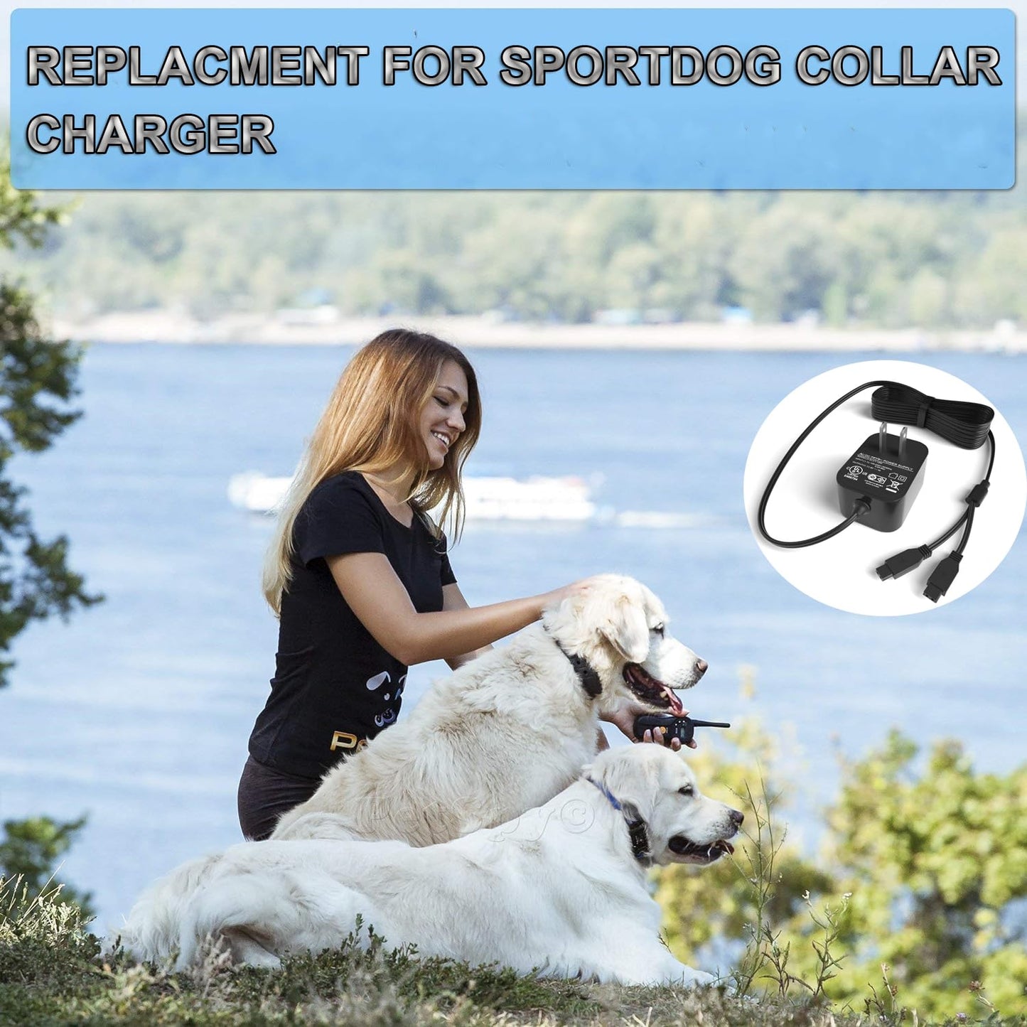 5V Charger Replacement for SportDOG Charging Adaptor Compatible with SportDOG Collar SD-425 SD-425S SD-425CAMO and SD-825 SD-825X Remote Trainer