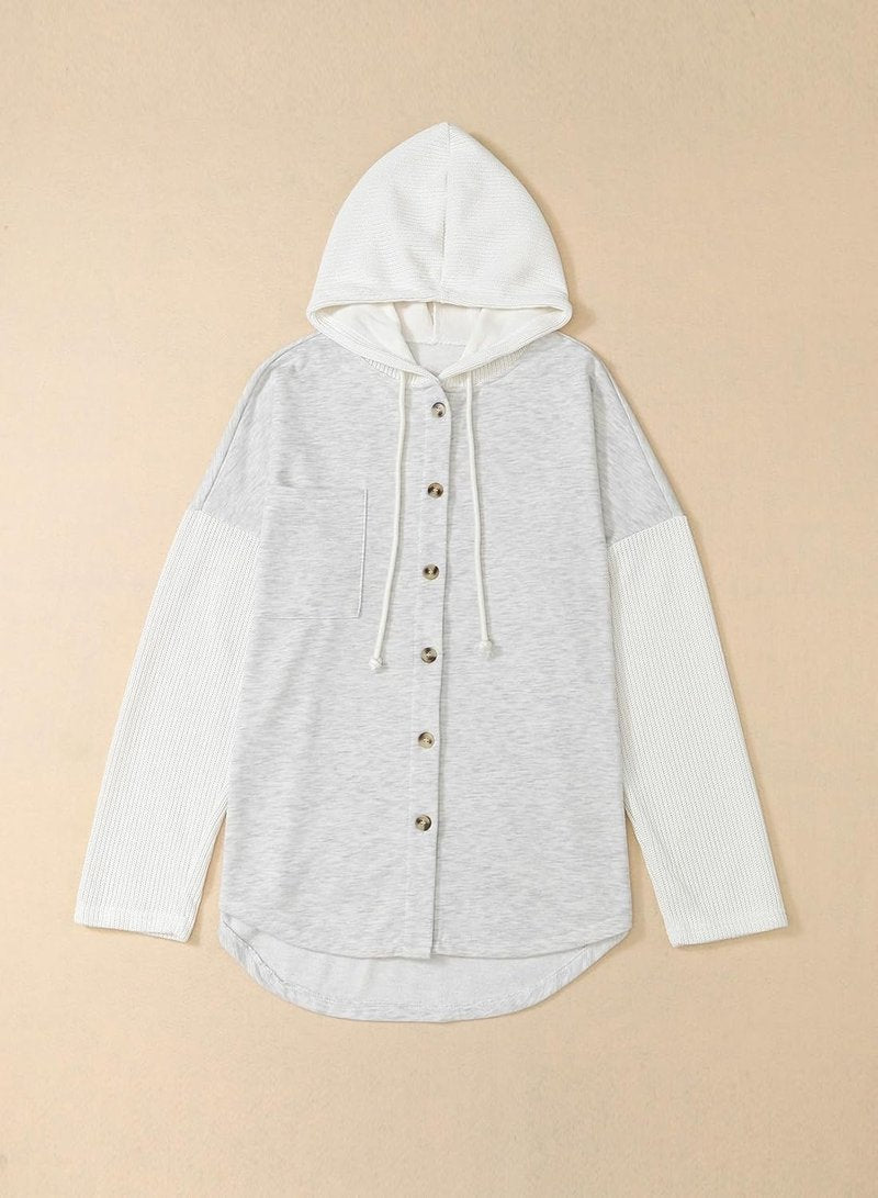 Oversized Hooded Sweatshirt for Women - Casual Loose Fit with Pocket | Stylish Comfort