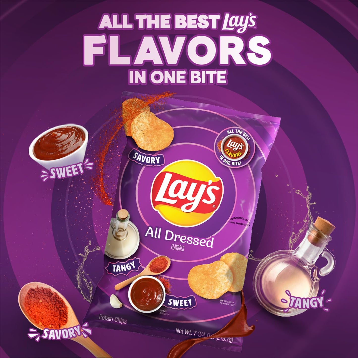 Lay's Potato Chips Variety Pack (Pack of 21)