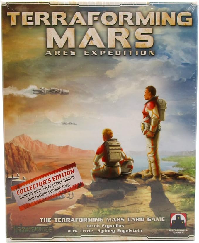 Stronghold Games Terraforming Mars Ares Expedition Card Game Collectors Edition 1 to 4 players Orange