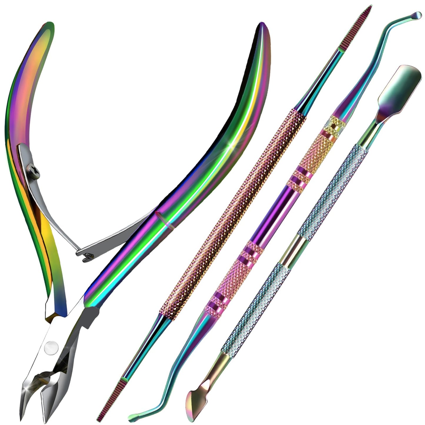 FANDAMEI Ingrown Toenail Removal Kit, Pedicure Tools, Nail Care Kit, Cuticle Trimmer, Nail Cuticle Nippers, Cuticle Kit Stainless Steel, Cuticle Clippers, Cuticle Pushers, Manicure Kit, Pedicure Kit
