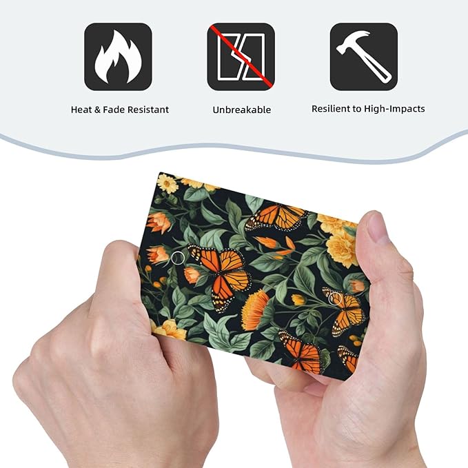 Butterflies Flower Garden Light Switch Covers No Device Wall Plate 1 Gang Decorative Blank Switchplate Electrical Faceplate for Country Living Bedroom Decor