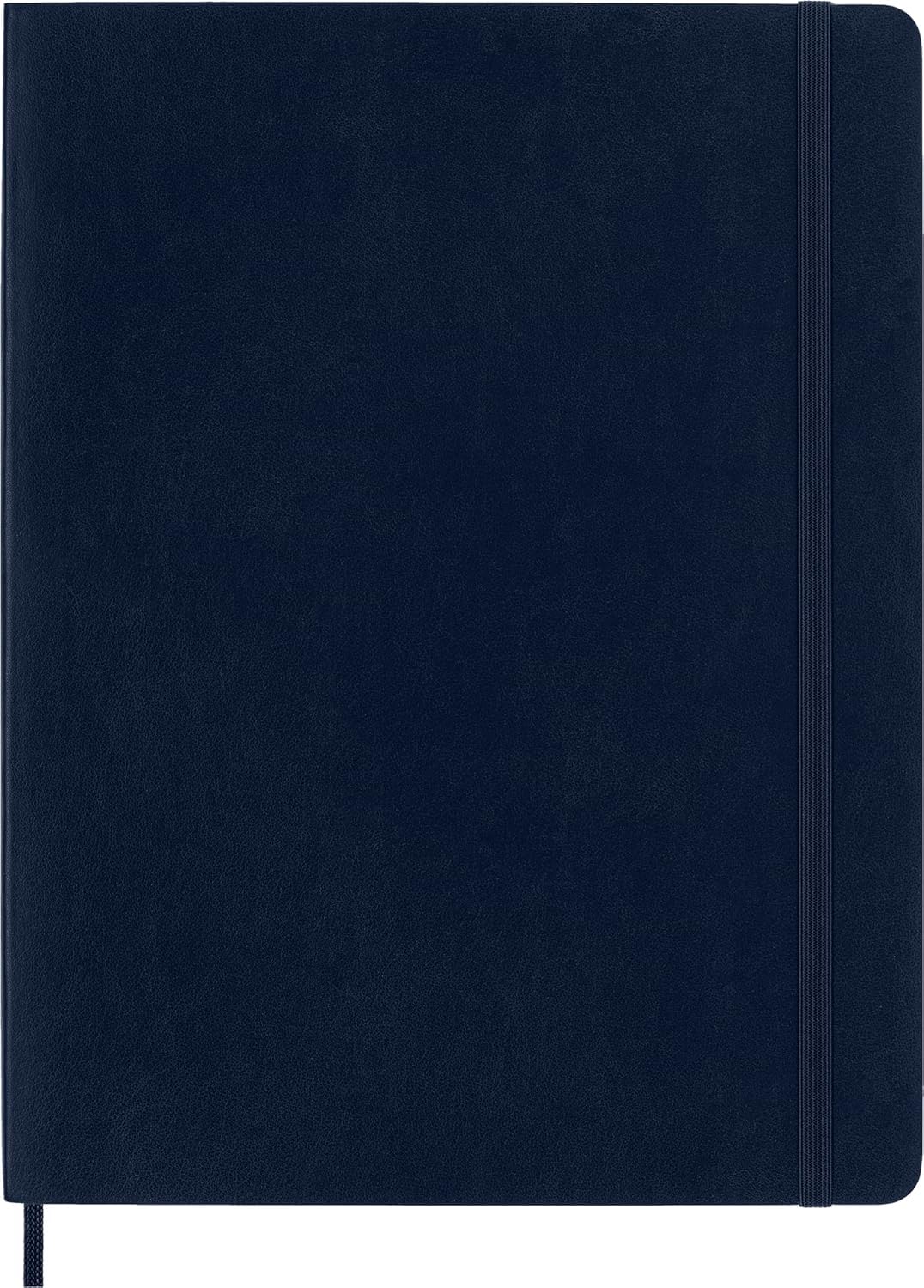 Moleskine Classic Notebook, Soft Cover, XL (7.5" x 9.5") Ruled/Lined, Sapphire Blue, 192 Pages
