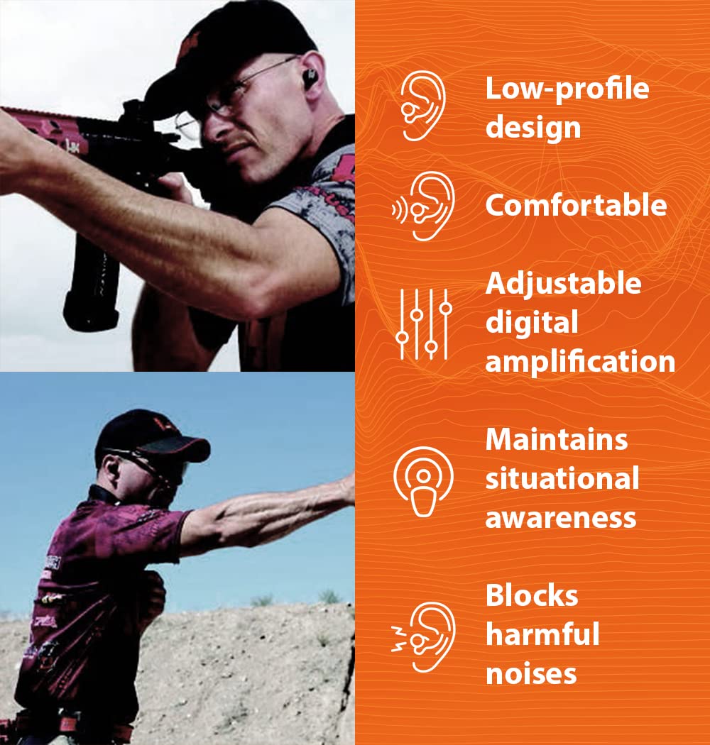 Westone DefendEar Digital Shooter Hearing Protection Ear Plugs, 78346