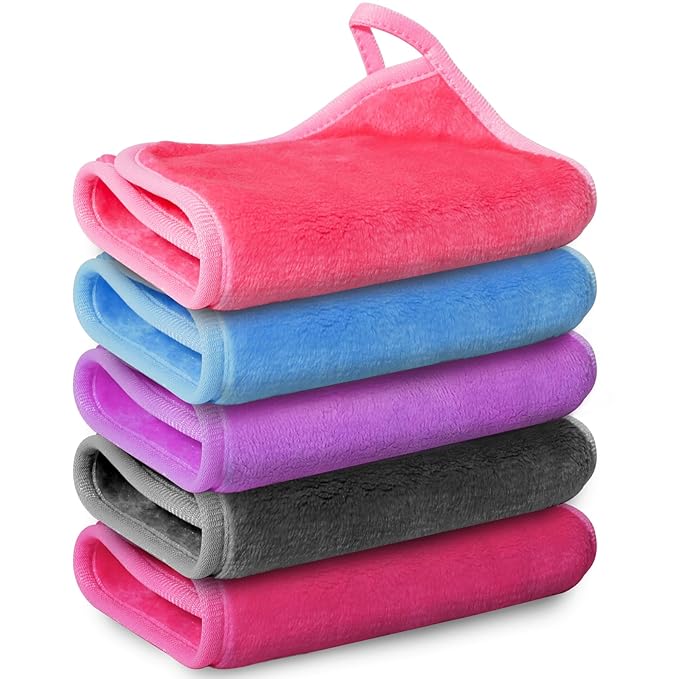 Nugilla Makeup Remover Cloth, 13x7 Inch Reusable Makeup Remover Towels