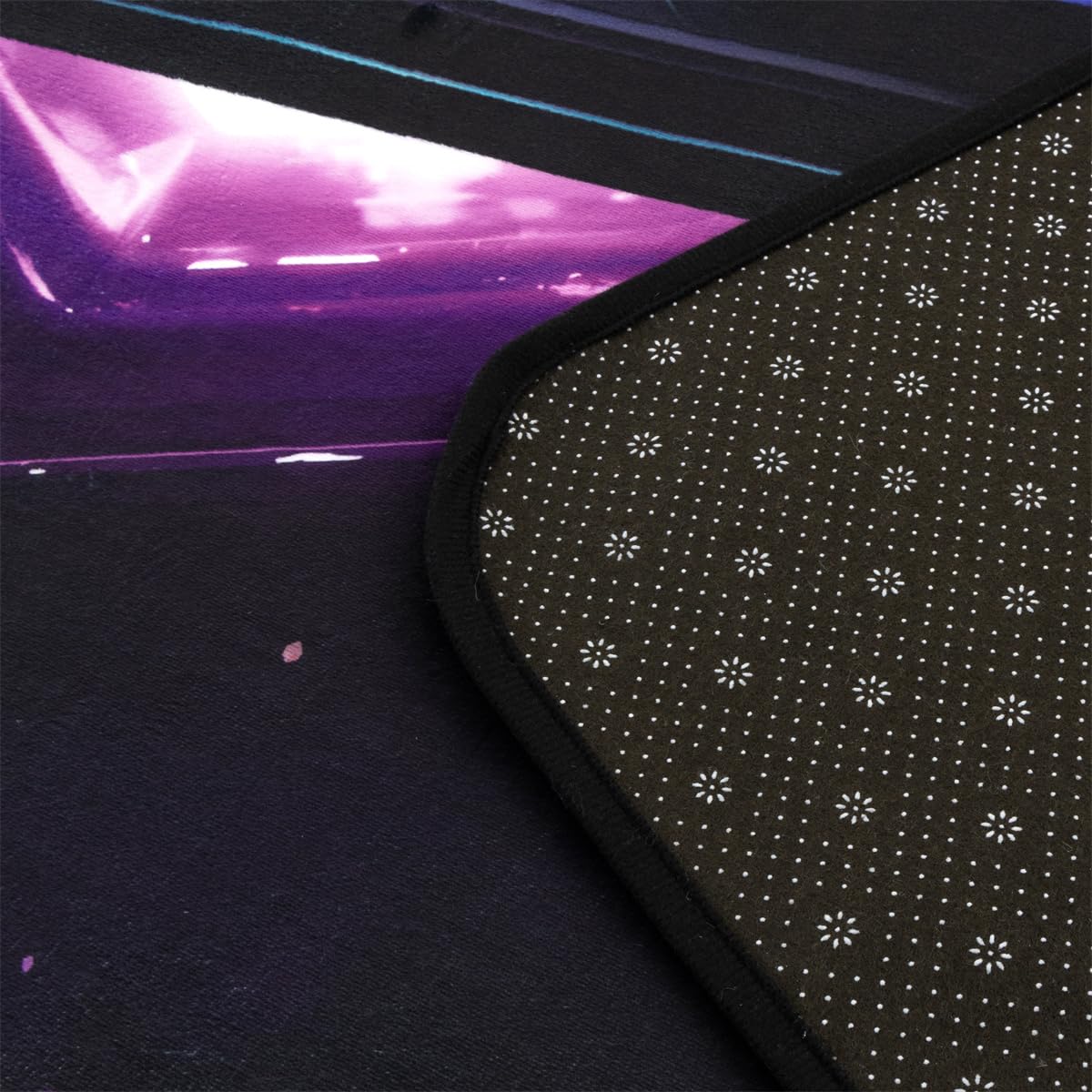 NTBED Galaxy Game Console Area Rug for Bedroom Sofa Playroom Gaming Geometric Bedside Rugs Gamer Decorative Floor Mat Carpet (5x8 Feet, Black)