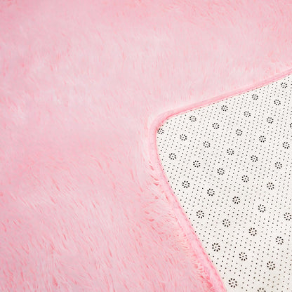 Shag Area Rugs for Bedroom Living Room,5X8 Ultra Soft Fluffy Area Rugs for Dorm, Indoor Carpet Nursery Rugs for Kids Girls Room Home Decor, Pink