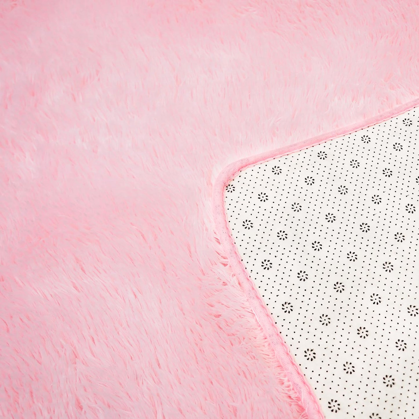 Shag Area Rugs for Bedroom Living Room,4X6 Ultra Soft Fluffy Area Rugs for Dorm,Indoor Carpet Plush Rugs for Living Room Home Decor,Pink