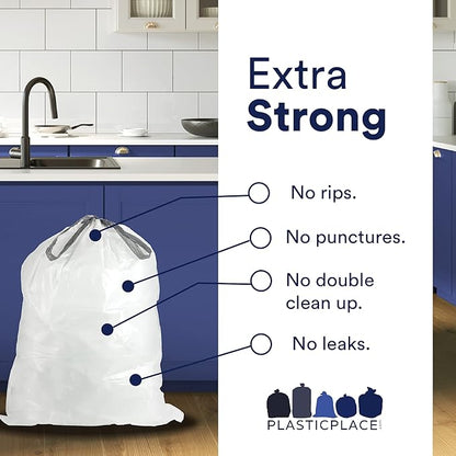 Plasticplace Custom Fit Trash Bags, Compatible