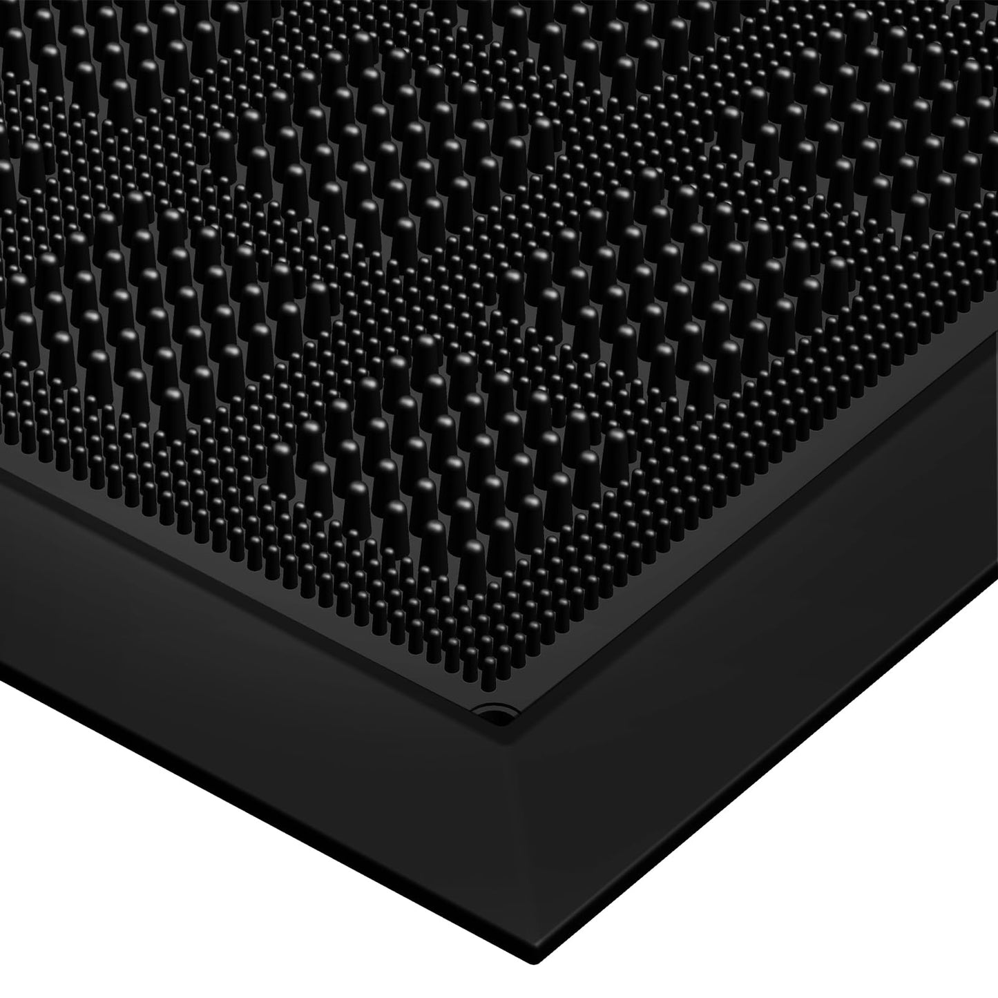 MATALL All-Weather TPE 36x17 Inch Versatile Mat -Indoor and Outdoor Non-Slip Boot Tray Floor Door Mat with Drainage Option for Home, Kitchen and Bath