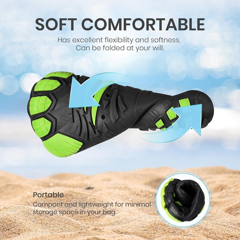 Kids' Barefoot Water Shoes - Quick-Dry, Non-Slip Sand Shoes for Hiking, Swimming, Beach & Pool | Wide Toe Box, Toddler Sizes