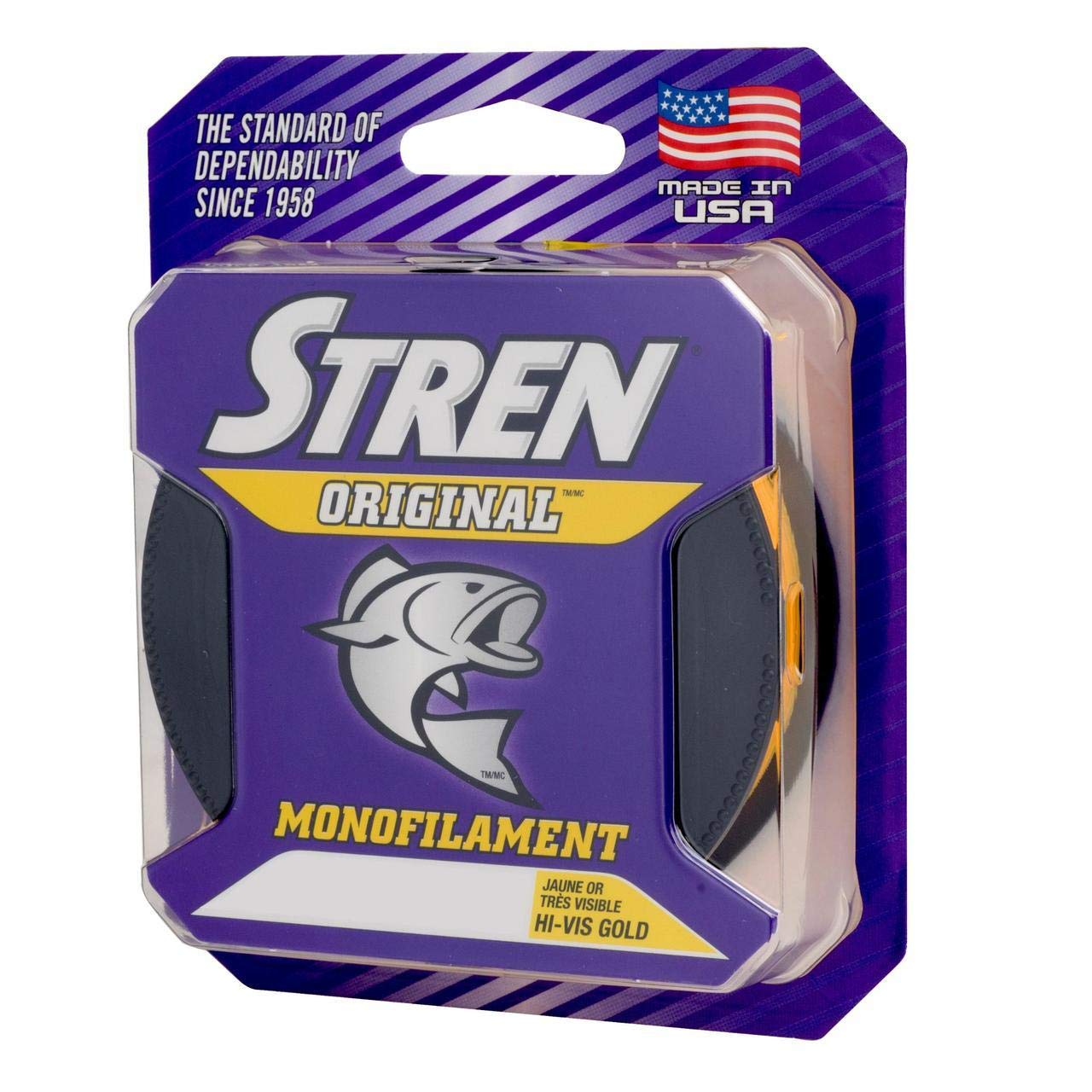 Stren Original®, Hi-Vis Gold, 8lb | 3.6kg Monofilament Fishing Line, Suitable for Freshwater Environments
