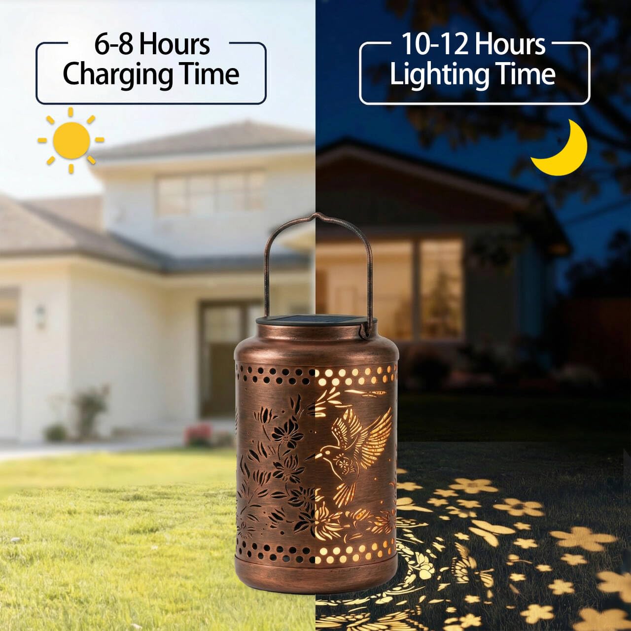 Hummingbird Solar Lanterns Outdoor Waterproof with Ground Stake - Unique Gifts for Women Mom Grandma,Birthday Gifts for Women,House Warming Gift New Home - for Garden Patio Yard Porch Lawn