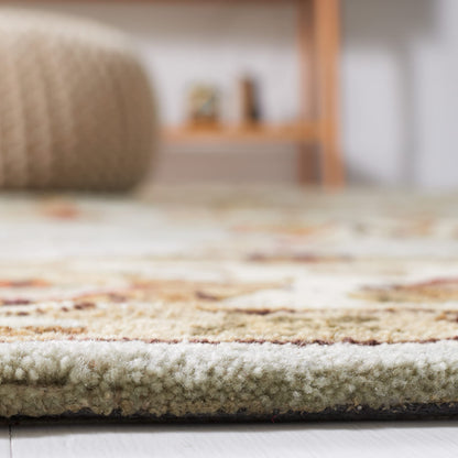 SAFAVIEH Total Performance Collection Accent Rug - 3' x 5', Light Blue & Ivory, Hand-Hooked Oriental, Non-Shedding & Easy Care, Ideal for High Traffic Areas in Entryway, Living Room, Bedroom (TLP416B)