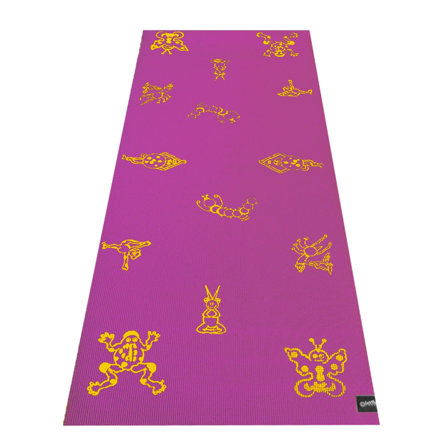 Bean Products Yoga Mat for Exercise - Non Slip Thick Comfortable Workout Floor Mat for Adults and Kids - Eco Friendly Foldable Yoga Mat for Yoga, Pilates, Gym and Stretching