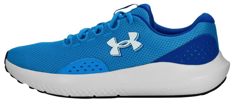 Under Armour Men's Charged Surge 4, (428) Electric Blue/Royal/White, 14, US