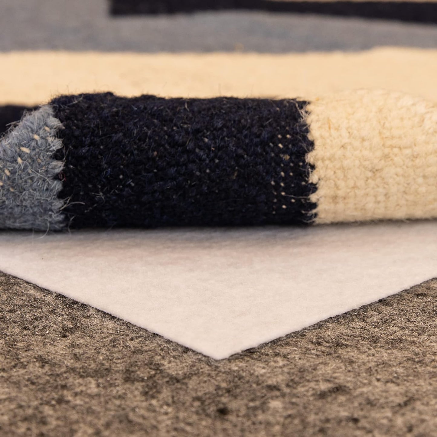 Slip-Stop Magic Stop Rug on Carpet Non-Slip Rug Pad for Area Rugs and Runner Rugs, USA-Made Rug Gripper for Carpet Over Carpet Keeps Rugs in Place On Carpet, 9' x 12'