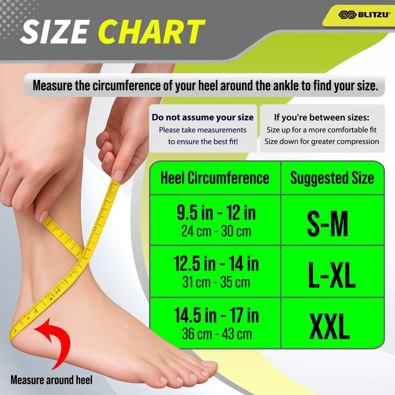 Compression Socks for Plantar Fasciitis & Achilles Tendonitis - Ankle Brace with Arch Support | Blue S-M