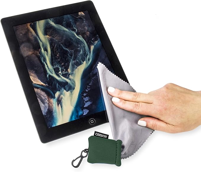 Carson Stuff-It Microfiber Lens Cloth Cleaning System