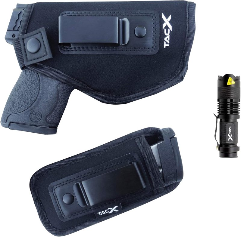 Universal IWB Holster - Concealed Carry Neoprene Bundle for S&W M&P Shield 9/40, 1911, XDS, Taurus, Glock