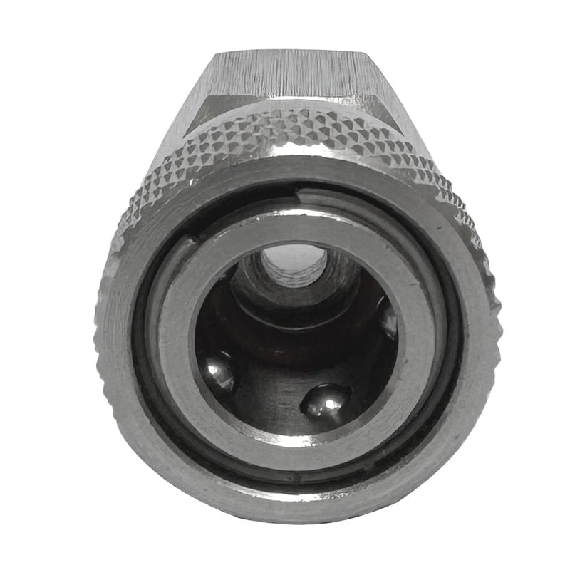 HMKUGO Paintball PCP Female Thread Stainless Steel Coupler HPA CO2 Air Tank Refill Connector Quick Disconnect Quick Release Adapter Fitting