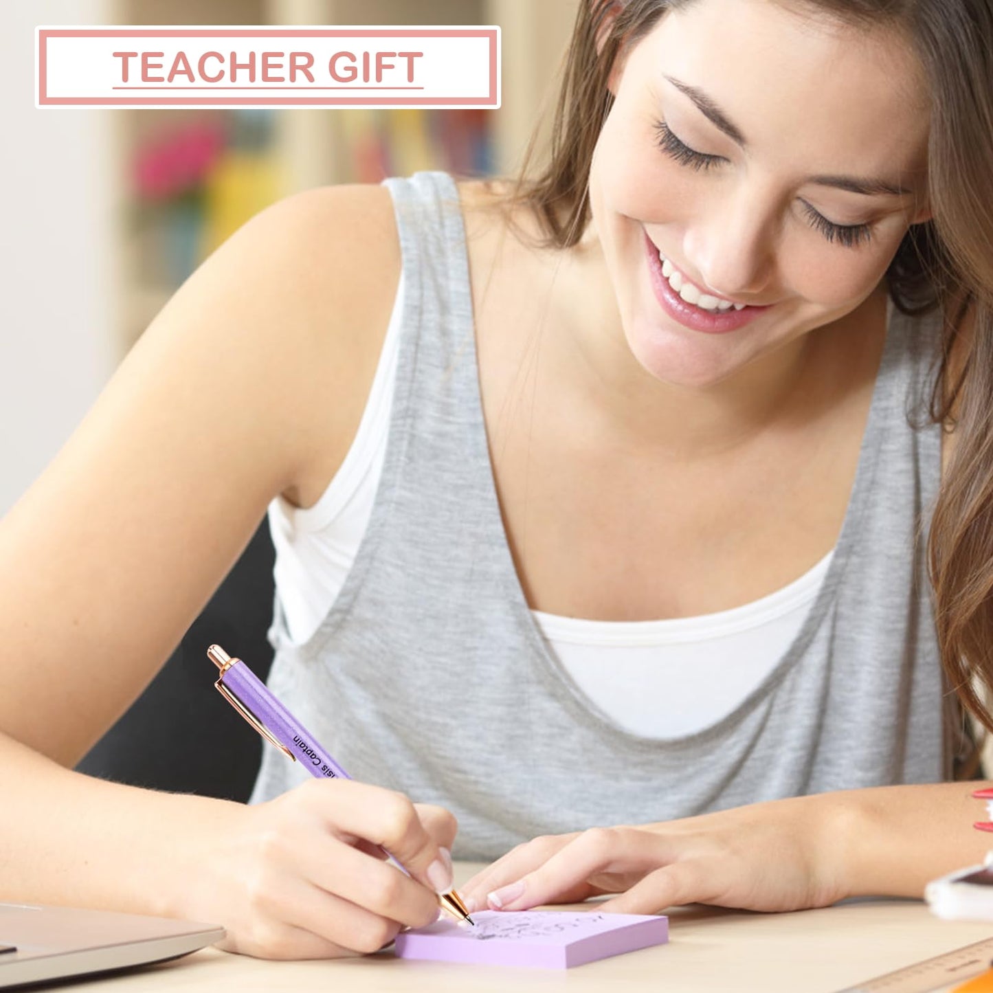 Lestp Fancy Pens Sets for Women Office Chaos Coordinator Gifts for Friends Boss Gifts for Women Cute Pen Set Coworker Daughter Motivational Gift Colleges Positive Encourage Graduation Gift