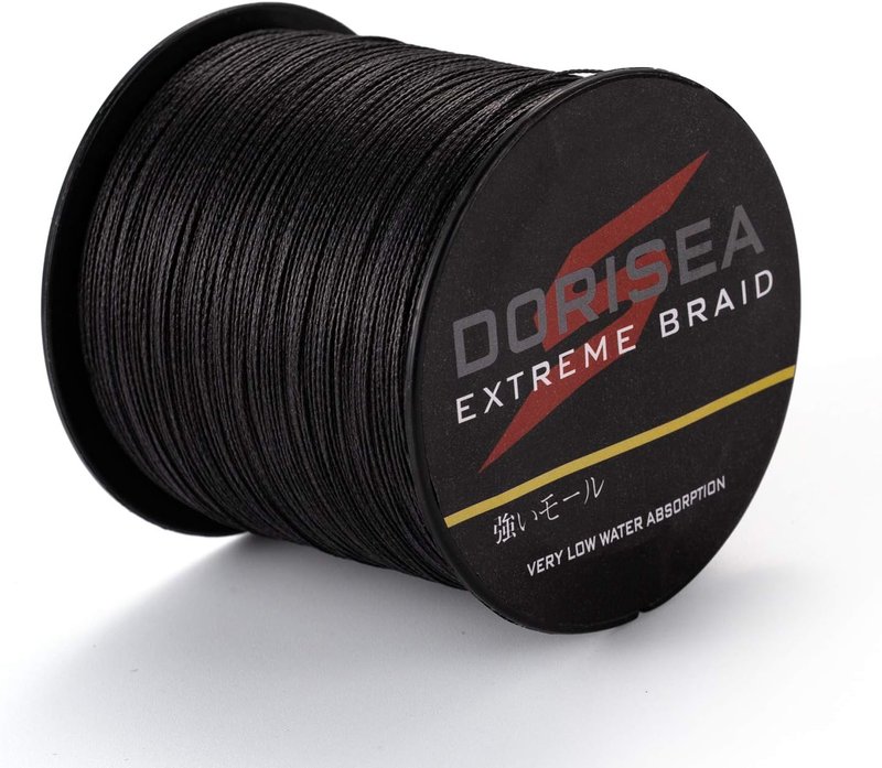 Extreme Braid 100% PE Black Braided Fishing Line - Zero Stretch, 109 Yards to 2187 Yards, 6-550 lb Test