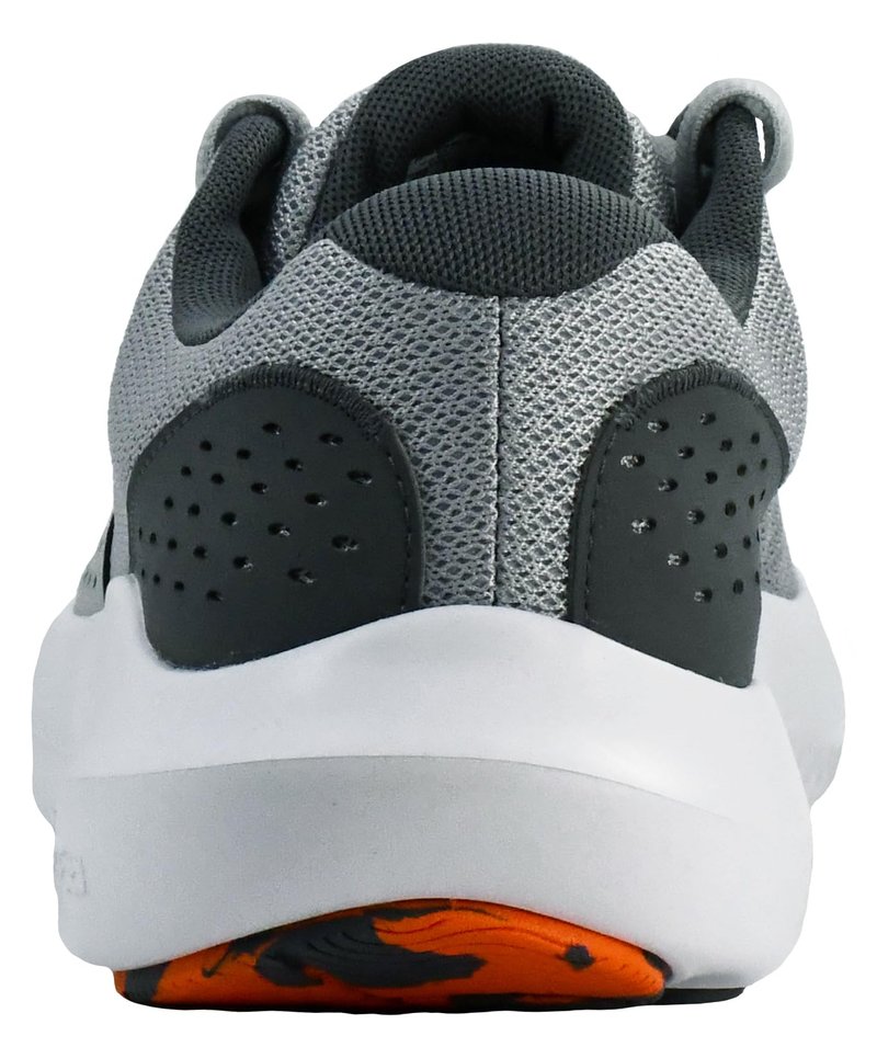 Under Armour Mens Charged Rogue 4 Mod Gray/Castlerock/Team Orange 7 Medium