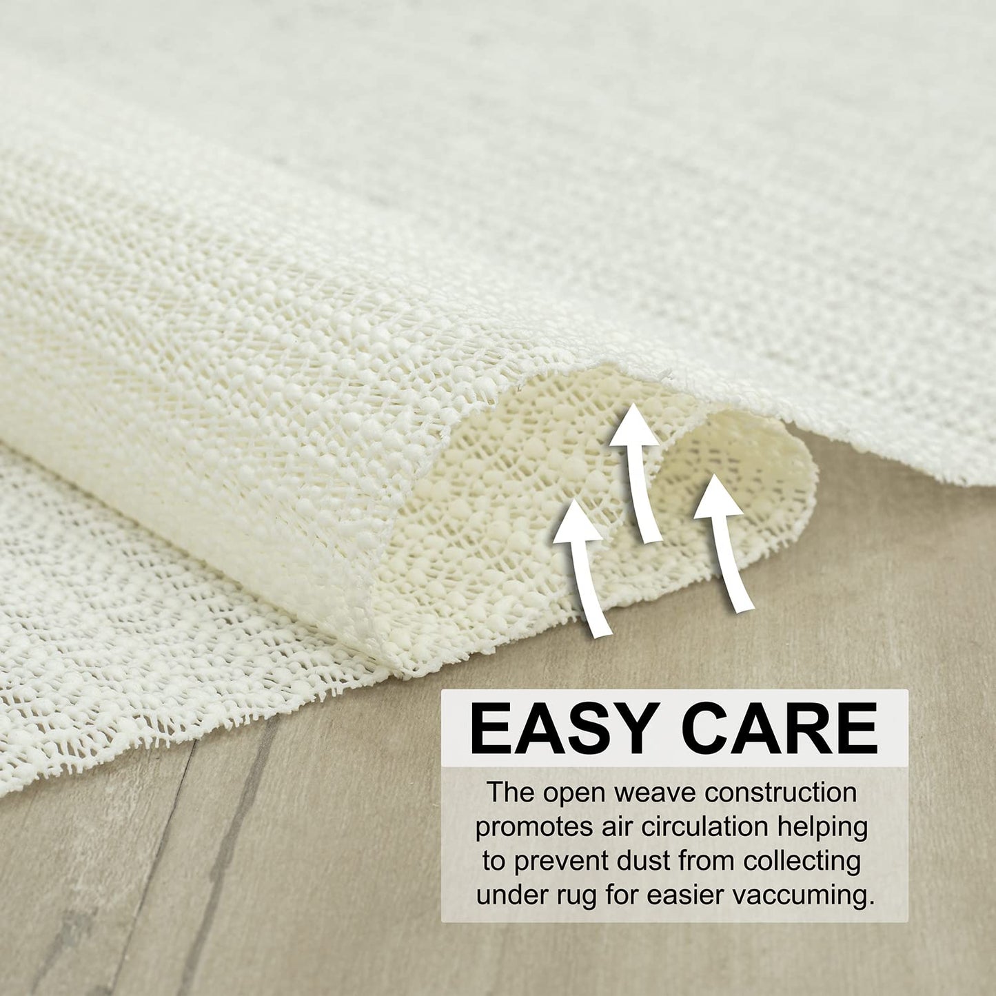 Mohawk Home 2' 6" x 10' Rug Pad Gripper Non Slip Grip Keeps Area Rugs in Place Anti Skid Under Rug Liner - Safe for All Floors