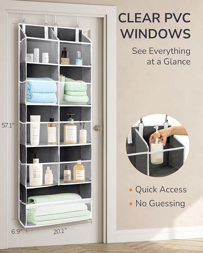 ULG Over the Door Organizer, 5-Tier Extra Large Hanging Storage