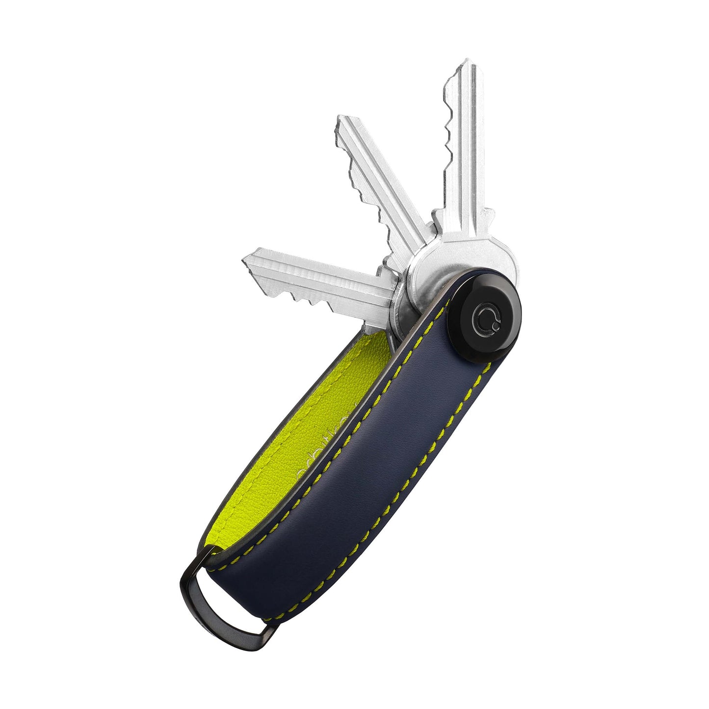 orbitkey Matte Leather Key Organiser - Cyber