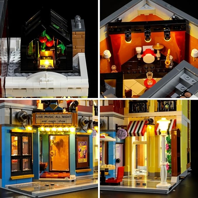 Lightailing Light for Lego- 10312 Jazz-Club - Led Lighting Kit Compatible with Lego Building Blocks Model - NOT Included The Model Set